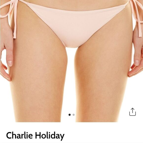 Charlie Holiday  Vacay Harlie  Tie String Bikini Bottoms - Picture 7 of 10